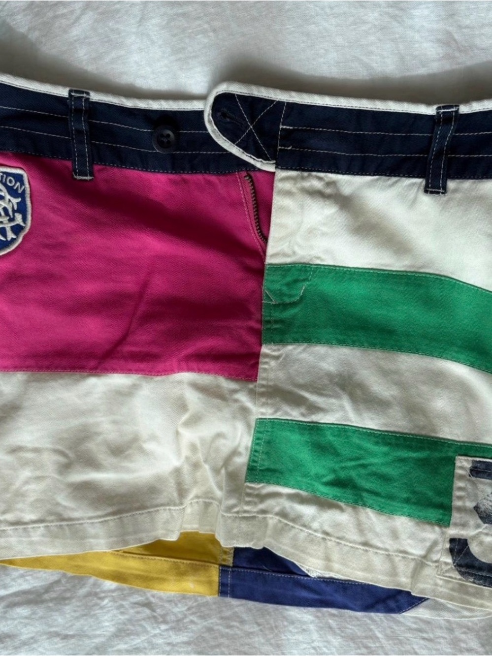 Vintage Ralph Lauren Rugby Patchwork Skirt